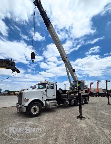 Front of used National Crane Boom Truck